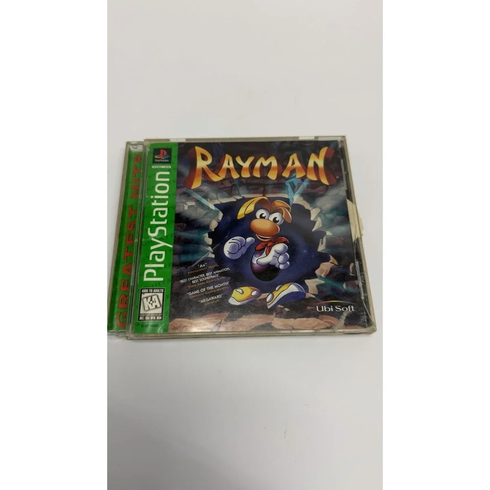Ubi Soft Rayman Greatest Hits PS1 NTSC-U/C KA Platformer Rayman Series 1995